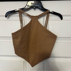 Tan halter top